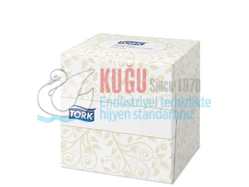 Second image of KT-140278 Tork Ekstra Yumuşaklıkta Kutu Mendil Küp Premium