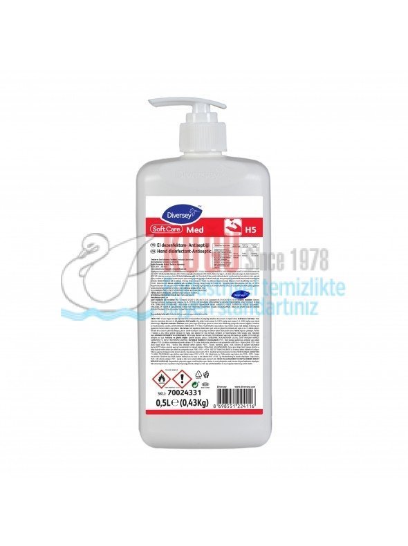 70024331 SOFT CARE MED H5 El Dezenfektanı&Antiseptiği 0,5L 0,43KG