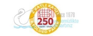 Second image of KGB-19279 Beyaz 250'li Z Katlama Kağıt Havlu Banyo ve Mutfak Dispanseri Aparatı
