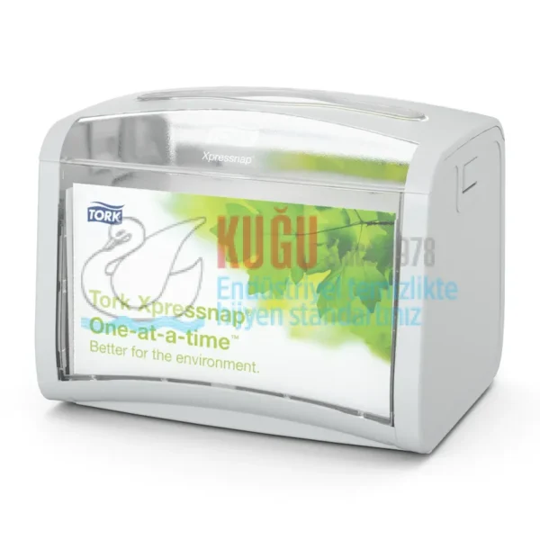 Second image of KT-272613 Tork Xpressnap® Beyaz Masa Üstü Peçete Dispenseri