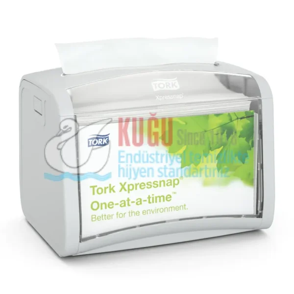 KT-272613 Tork Xpressnap® Beyaz Masa Üstü Peçete Dispenseri