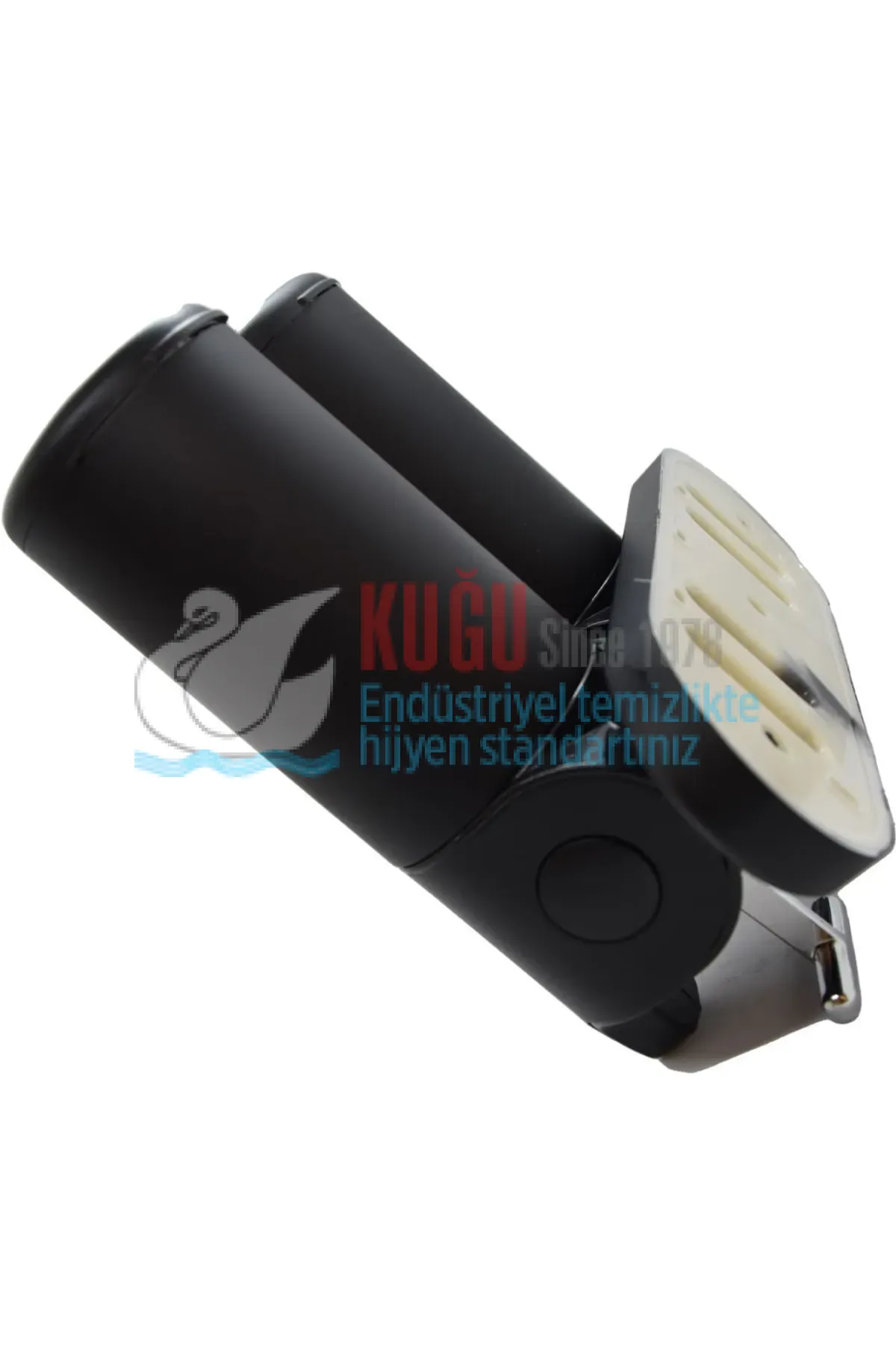 Second image of 8054-B Mat Siyah Renk İkili 1000 Ml T Çekmeli Sıvı Sabun Şampuan Duş Jeli Banyo Ve Mutfak Dispenser Aparatı