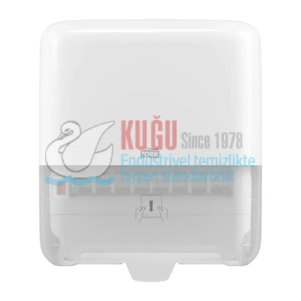 Second image of KT-551000 Tork Matic® H1 Sistem Beyaz Manuel Autocut Havlu Kâğıt Rulosu Hareketli Havlu Dispenseri