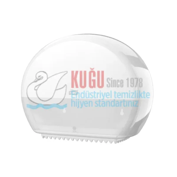 KT-555000 Beyaz Tork T2 Sistem Mini Jumbo Tuvalet Kâğıdı Dispenseri