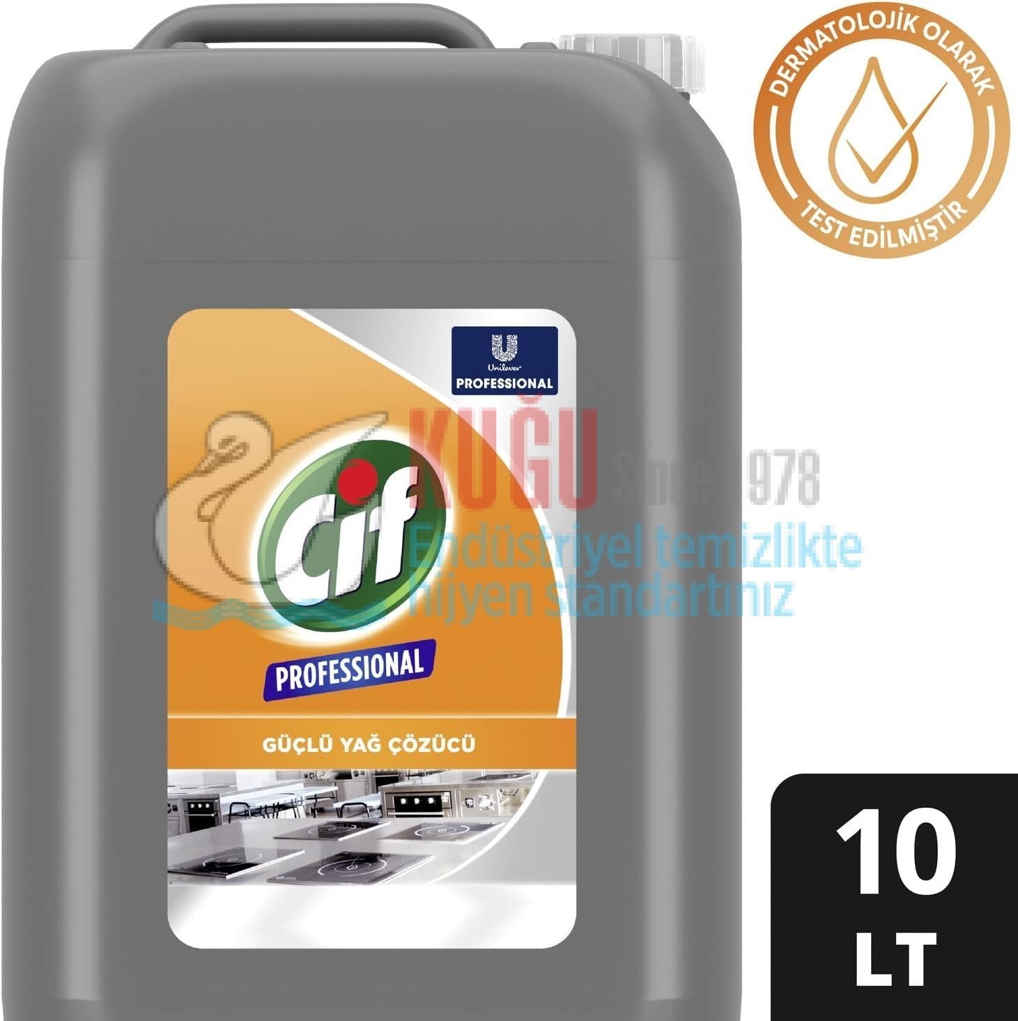 68686198 Cif Profesyonel Güçlü Yağ Çözücü 10 Litre