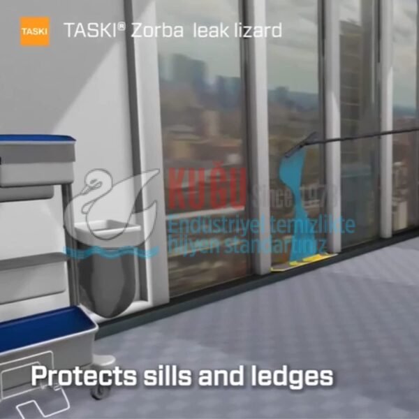 Second image of 7523269 Diversey Taski Zorba Leak Lizard - Kaymaları Durdurmak için Sızıntıları Emer- Emici şerit (60cmx50 adet = 1 koli)