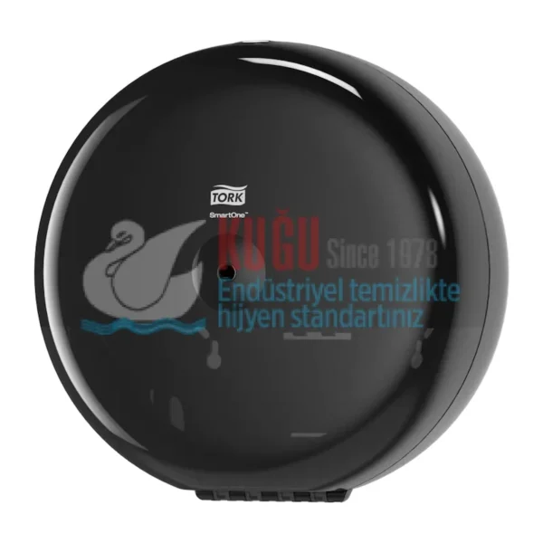 KT-680008 Siyah Tork SmartOne® T8 Sistem Cimri İçten Çekmeli Maxi Tuvalet Kâğıdı Dispenseri