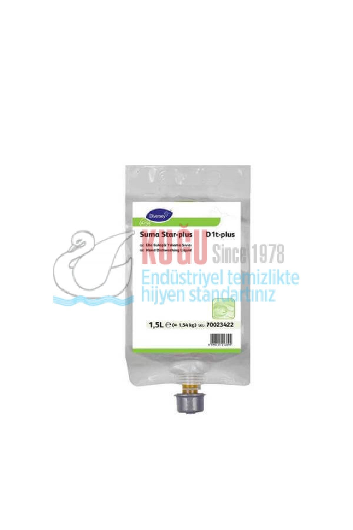 70023422 Diversey Suma Star Plus D1T 1,5 Litre Konsantre Elle Bulaşık Yıkama Deterjanı