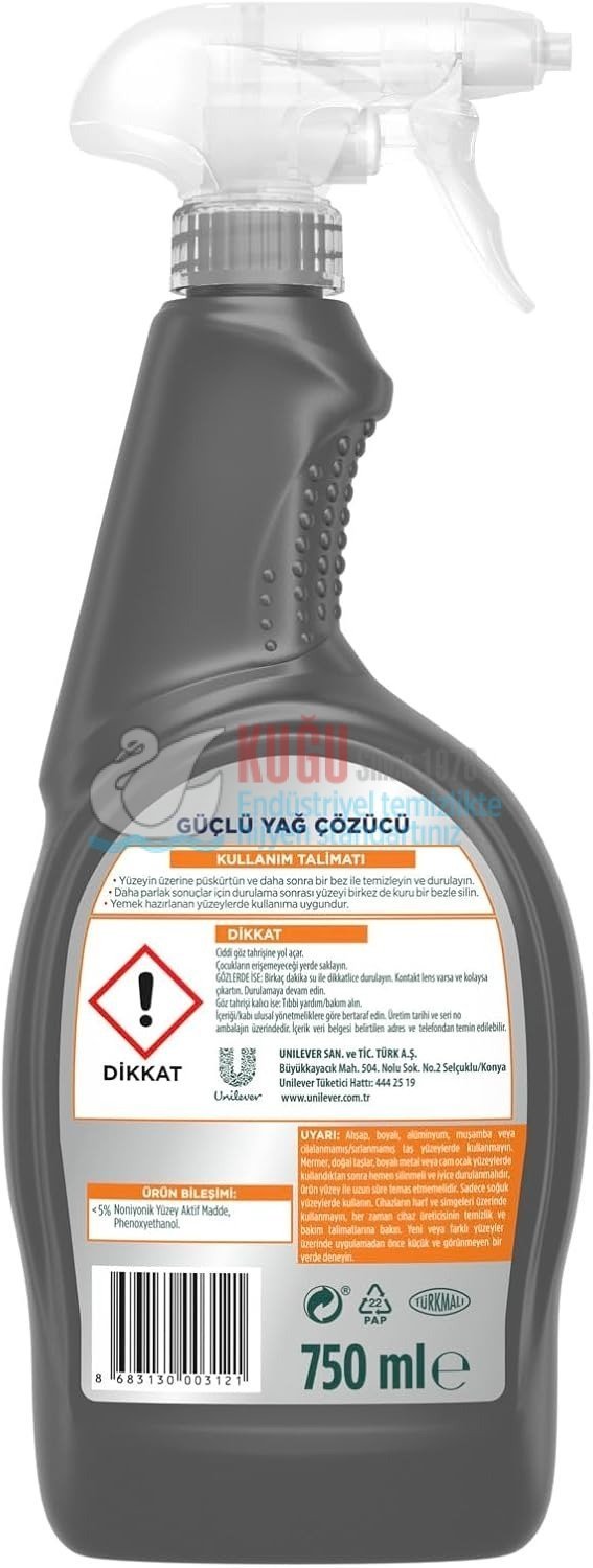 Second image of 68686180 Cif Profesyonel Güçlü Yağ Çözücü Sprey 750 ml