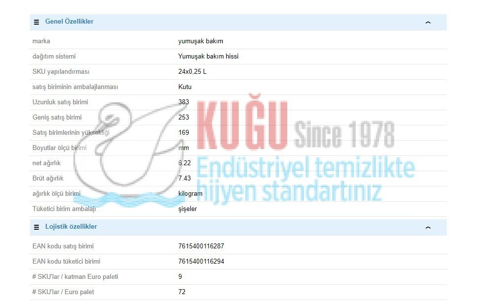 Second image of 7518642 Soft Care Dove 2'si 1 Arada H6 24x0,25L - Hafif Duş Jeli ve Şampuan