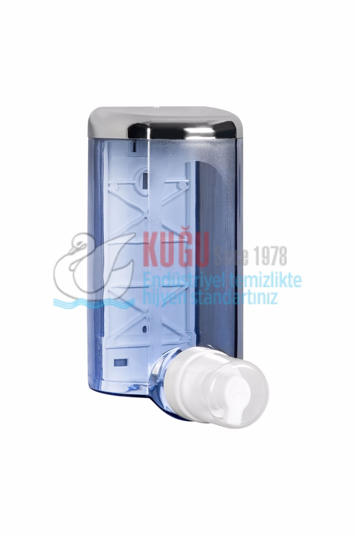 KGB-19277 Şeffaf Krom 900 ML KÖPÜK SABUN Banyo ve Mutfak Sabunluk DİSPANSER APARATI