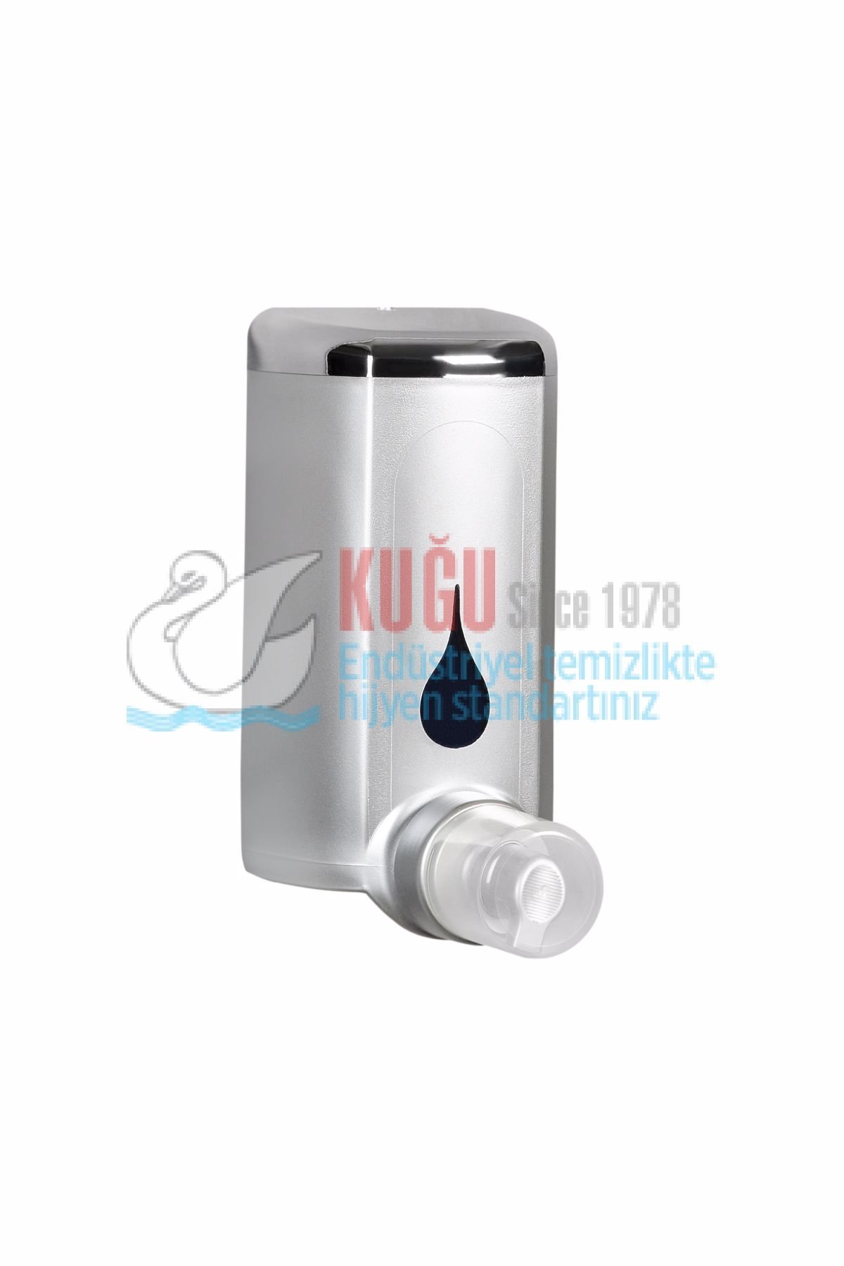 KGB-19416 Gümüş Krom 900 ML KÖPÜK SABUN Banyo ve Mutfak Sabunluk DİSPANSER APARATI