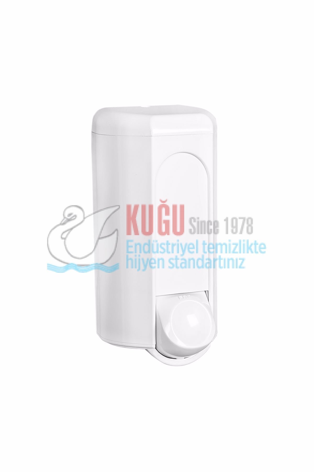KGB-19387 Beyaz 600 ML İç Hacimli Sıvı Sabun ve Dezenfektan Dispenseri Banyo ve Mutfak Sabunluk Aparatı