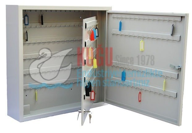 3202 300’lü KİLİT TERTİBATLI DUVARA MONTE METAL VALE TİPİ OFİS VE BÜRO ANAHTAR DOLABI