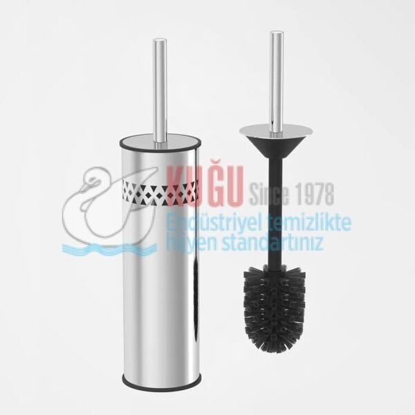KGP-202401 430 S.S. Paslanmaz Çelik Akıllı Kapak Delikli WC Tuvalet Fırçası