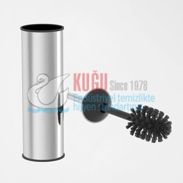 Second image of KGP-202402 430 S.S. Paslanmaz Çelik Akıllı Kapak Duvara Askılı WC Tuvalet Fırçası
