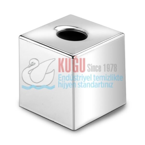 2706-K Krom Kaplama ABS Plastik Klenex Butik Kağıt Mendil Kutusu