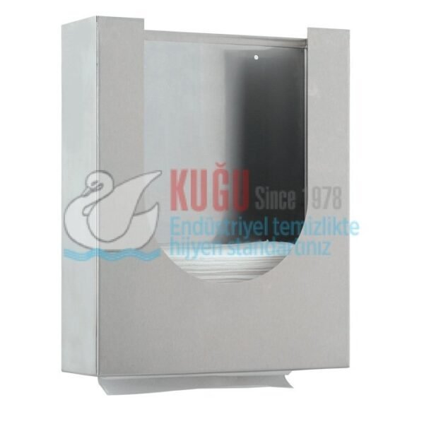 KGX-GS47 304 KALİTE PASLANMAZ ÇELİK MANUEL AYNA ARKASI KAĞIT HAVLU DİSPENSERİ