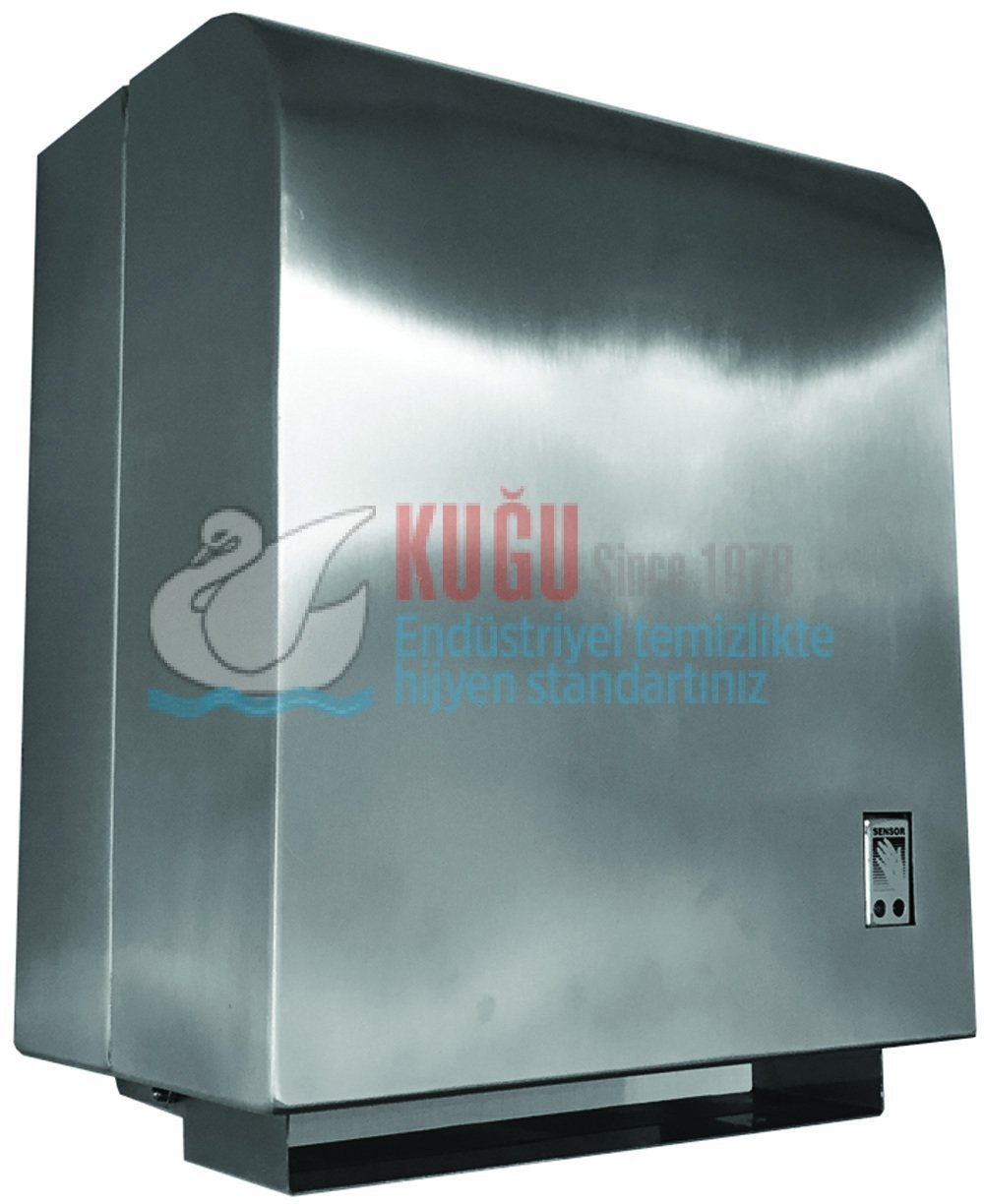KGT-372 BOBSON 304 KALİTE PASLANMAZ ÇELİK FOTOSELLİ Elektrikli ve Pilli KAĞIT HAVLULUK