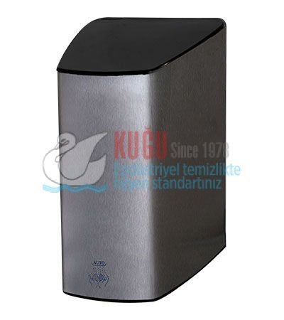 8007-MK JET MOTORLU 1000W 304 S.S. PASLANMAZ ÇELİK MAT GÜMÜŞ RENK FOTOSELLİ EL KURUTMA MAKİNESİ