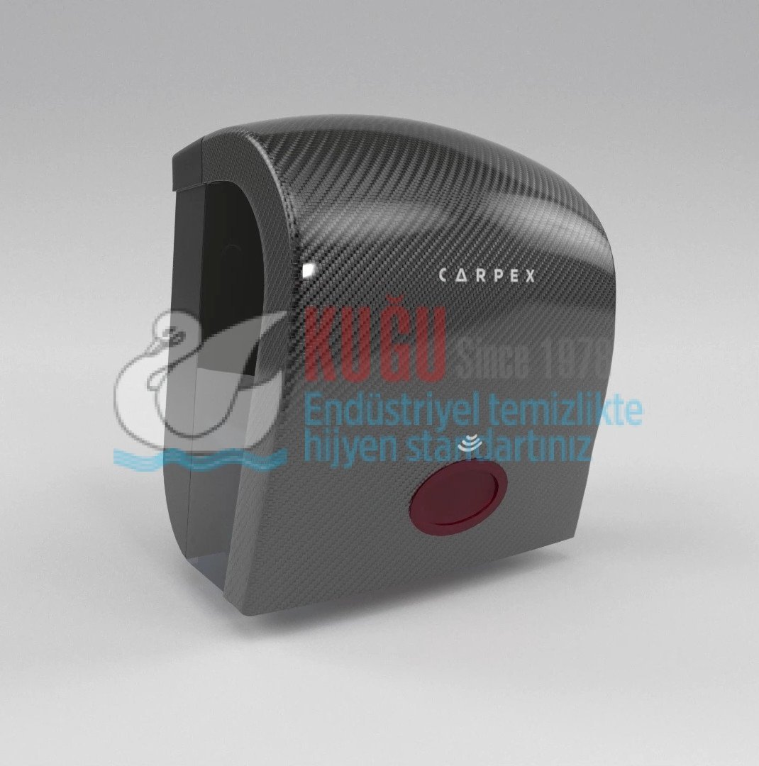KGC-912070-P Carpex Piano Black Nature Sensörlü Fotoselli Butonlu Otomatik Elektrikli ve Pilli Hareketli Kağıt Havlu Makinesi
