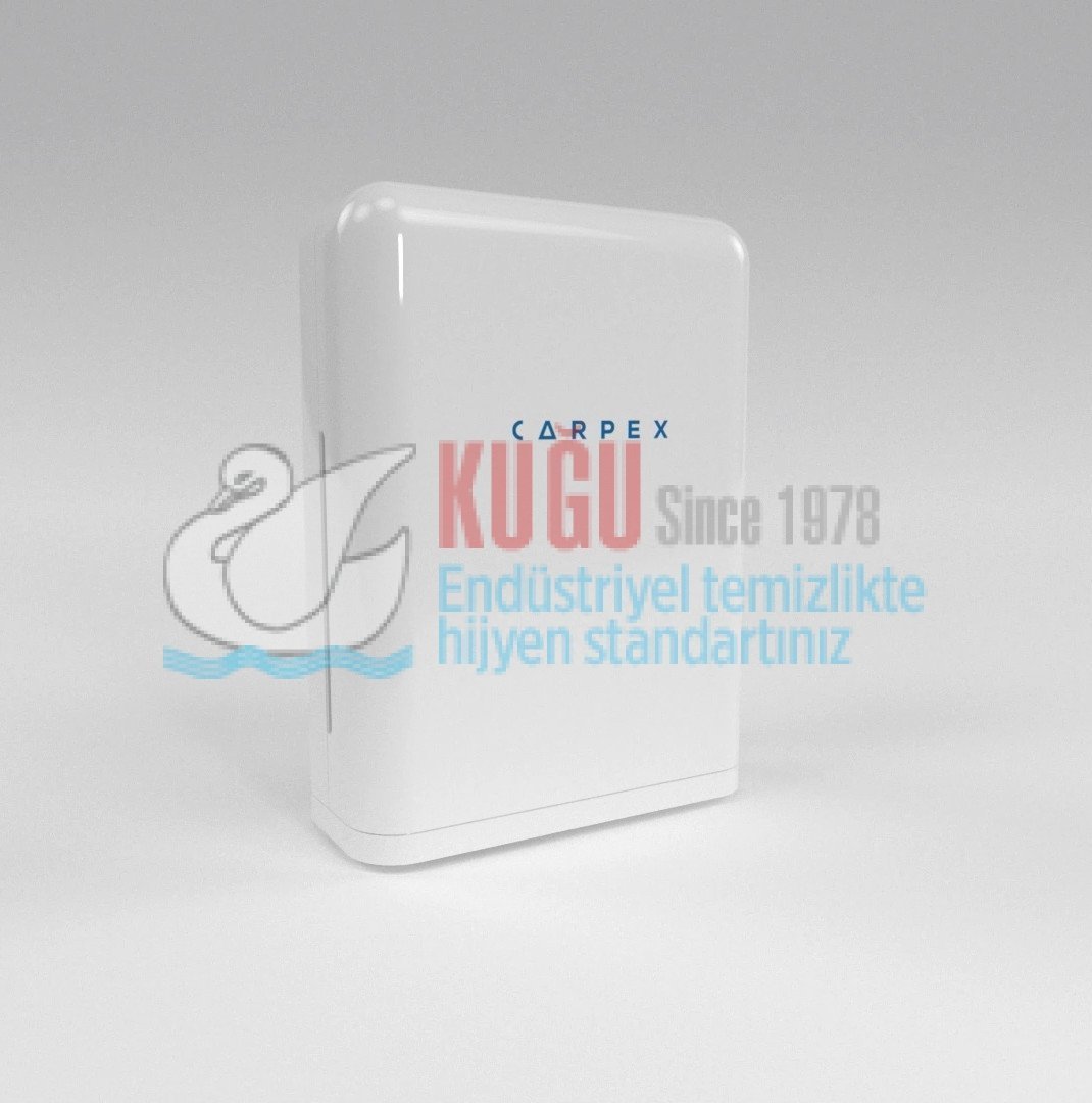 KGC-913020-W Carpex Beyaz Renk Z-W  Katlamalı Kağıtlarına Uygun Ayar Mekanizmalı Büyük Boy Kağıt Havlu Dispanseri