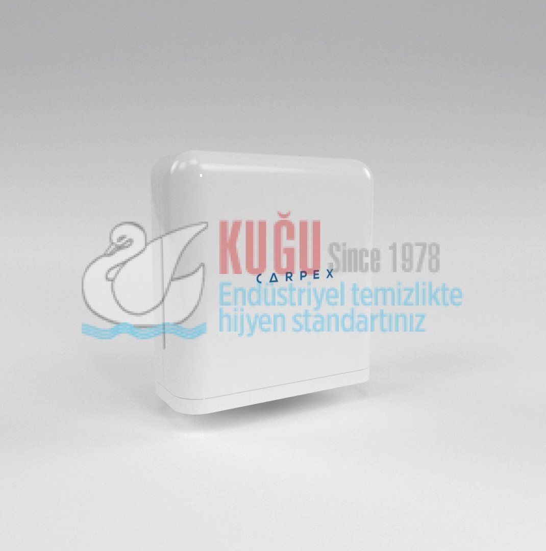 KGC-913022-W Carpex Beyaz Renk Z-W Katlamalı Kağıtlarına Uygun Ayar Mekanizmalı Küçük Boy Kağıt Havlu Dispanseri