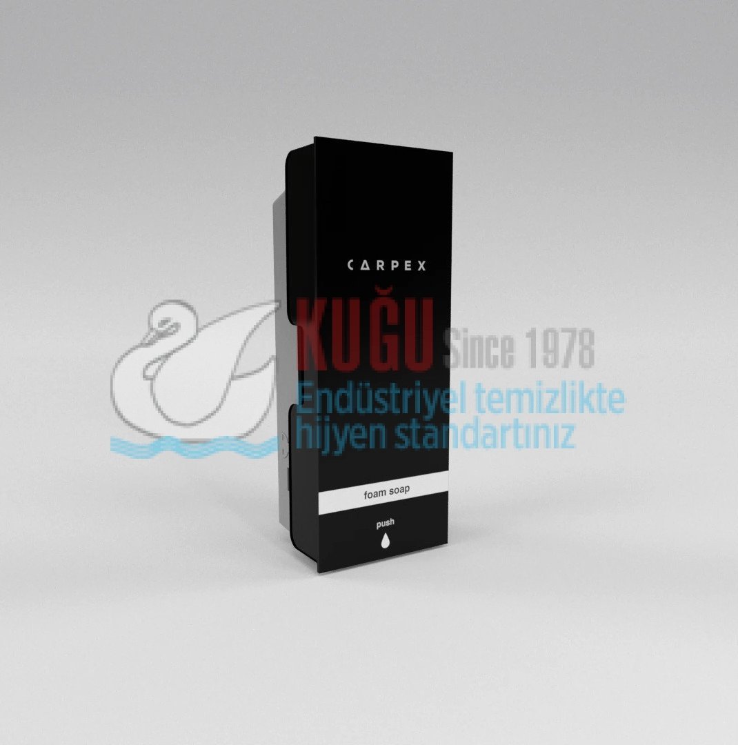 KGC-931293-B Carpex Siyah Renk 400 ML Kartuşlu Manuel Royal Duş Jeli Dispenseri Aparatı