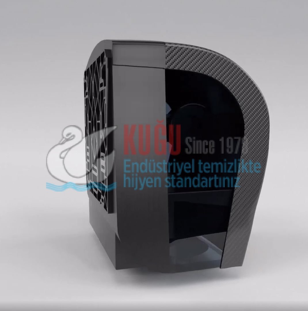 Second image of KGC-912070-P Carpex Piano Black Nature Sensörlü Fotoselli Butonlu Otomatik Elektrikli ve Pilli Hareketli Kağıt Havlu Makinesi