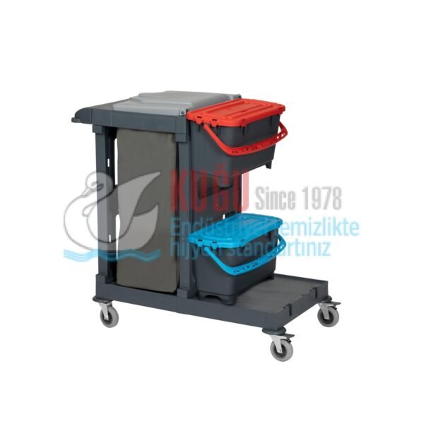 KGU-2105 ALACARTE BRANDALI KOVALI TEMİZLİK ARABASI