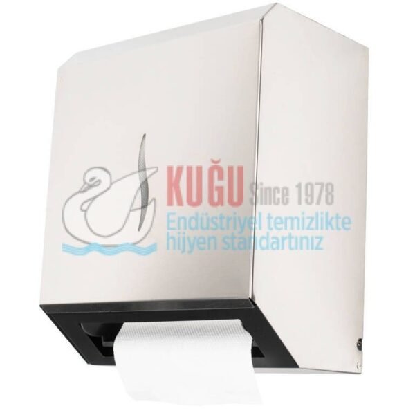 Second image of 2612 304 KALİTE PASLANMAZ ÇELİK FOTOSELLİ Elektrikli ve Pilli 21 CM KAĞIT HAVLULUK