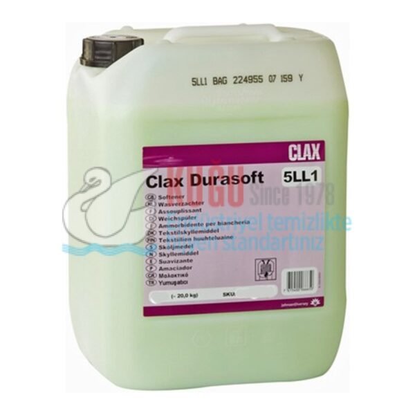 7514808 Clax Durasoft 5LL1 Kalıcı Parfümlü Çamaşır Yumuşatıcı 20 Kg