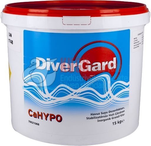 70024062 Diversey DİVERGARD CAHYPO TABS DEZENFEKTAN 25 KG Havuz Suyu Dezenfektanı Stabilizatörsüz  Hızlı Çözülen İnorganik Granül Klor
