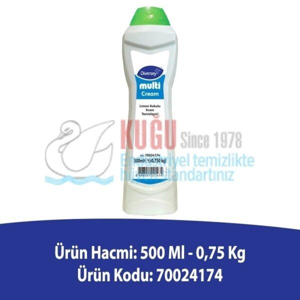 Second image of 70024174 Diversey Multi Cream Limon Kokulu Krem Temizleyici 500 Ml