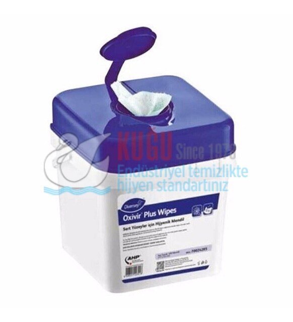 70024285 Diversey Oxivir Plus Wipes Sert Yüzeyler İçin Hijyenik Mendil 400'lü