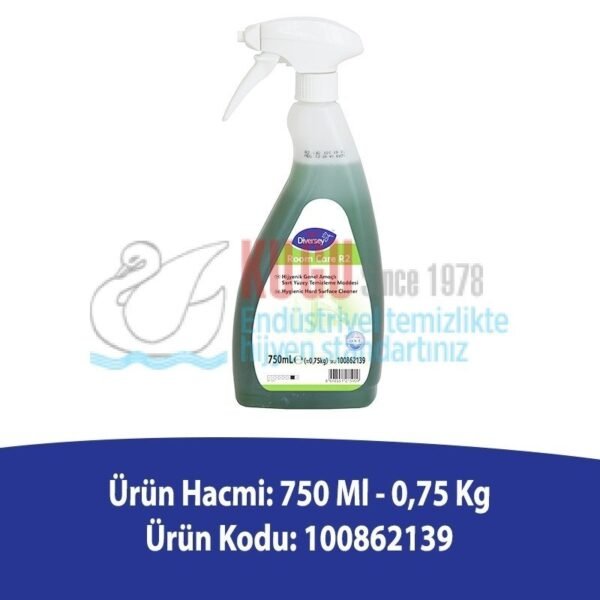 Second image of 100862139 Taskı Roomcare R2 Çok Amaçlı Genel Yüzey Temizleyici 0,75 ml