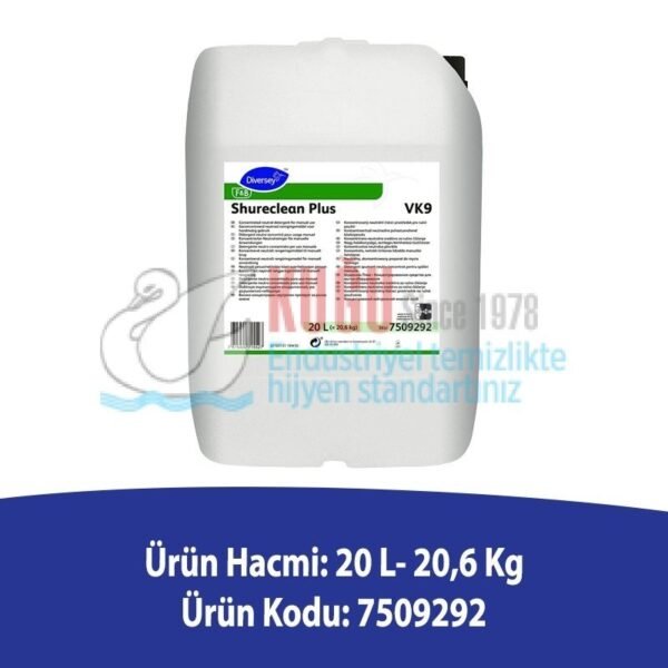 Second image of 7509292 Diversey Shureclean Plus VK9 Manuel Kullanıma Uygun Köpük Temizleyici 20L