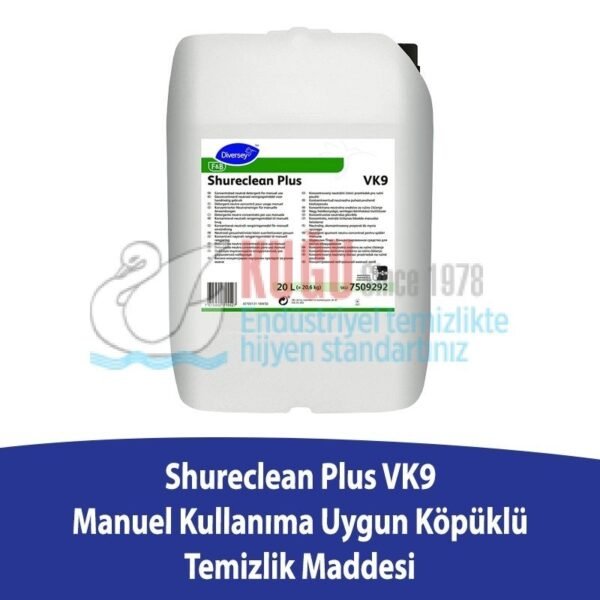7509292 Diversey Shureclean Plus VK9 Manuel Kullanıma Uygun Köpük Temizleyici 20L