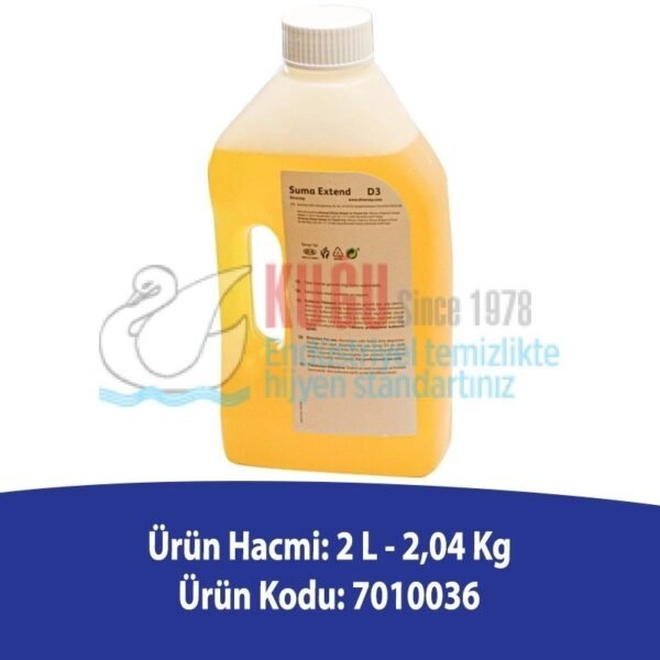 Second image of 7010036 Diversey SUMA Extend D3 Alüminyum Yüzeylerde Kullanılan Yağ Çözücü 2kg