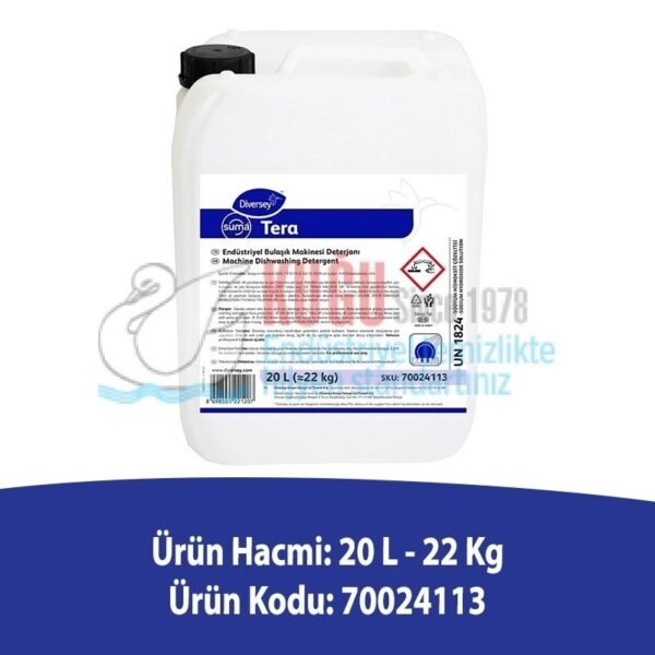 Second image of 70024113 Diversey Suma Nova L6 Tera Sanayi Tipi Bulaşık Makinası Deterjanı 20 LT