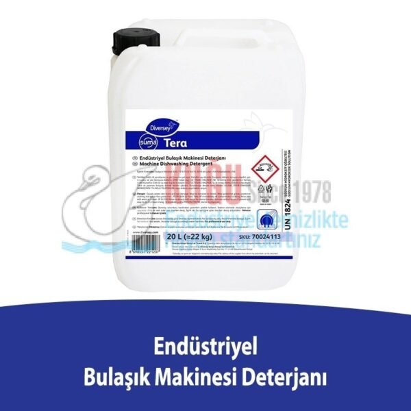 70024113 Diversey Suma Nova L6 Tera Sanayi Tipi Bulaşık Makinası Deterjanı 20 LT