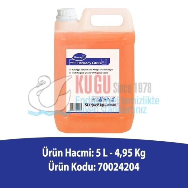 Second image of 70024204 Diversey Taski Harmony Citrus Genel Temizlik Deterjanı 5 LT