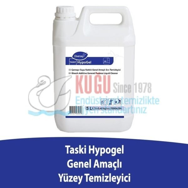 70004294 Taskı HypoGel Çamaşır Suyu Katkılı Genel Amaçlı Yüzey Temizleyici 5 kg