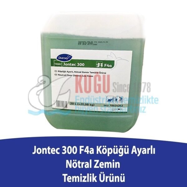 70024262 Diversey Taski Jontec 300 F4a Nötral Zemin Temizlik Ürünü 20 Litre