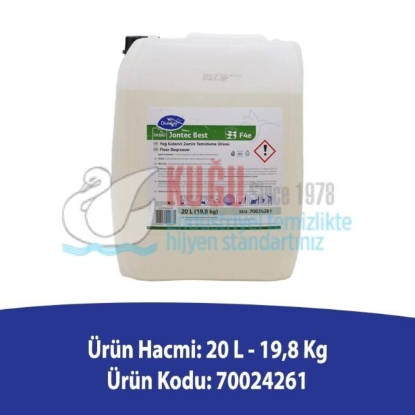 Second image of 70024261 Diversey Taski Jontec Best Yağ ve Kir Giderici Yer Temizleme Maddesi 20 LT