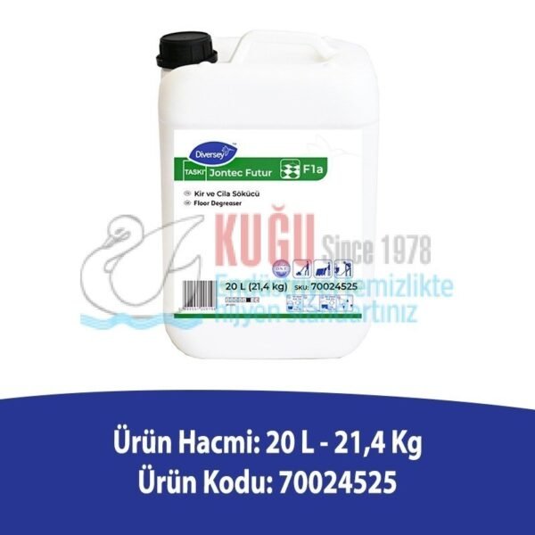 Second image of 70024525 Diversey Taski Jontec Futur F1a 20 Litre Kir ve Cila Sökücü