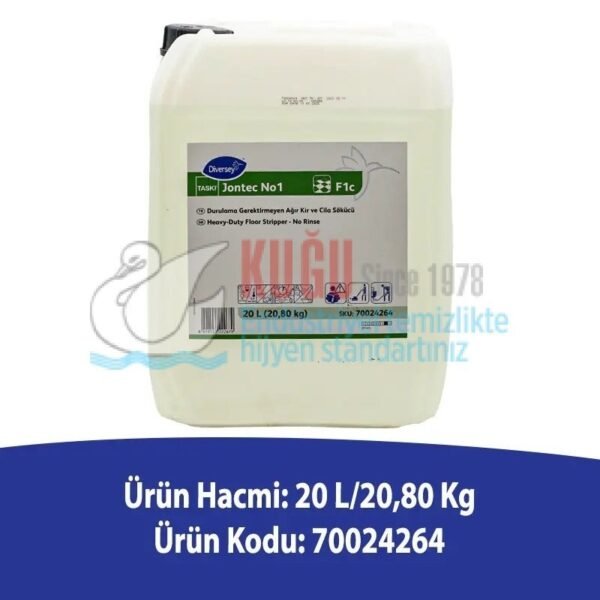 Second image of 70024264 Diversey Taski Jontec No1 Kir ve Cila Sökücü 20 L