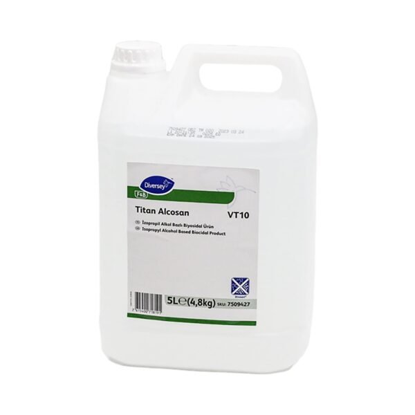 Second image of 7509427 Diversey Titan Alcosan VT10 Yüzey Dezenfektanı Biyosidal Ürün 5L/ 4,8 Kg