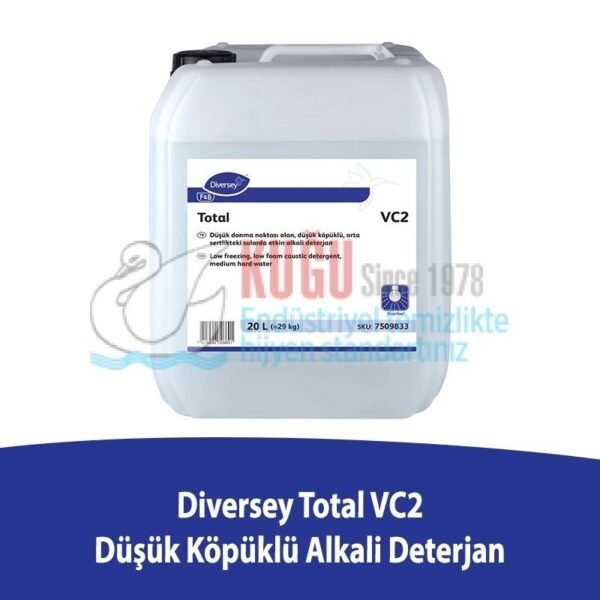 7509833 Diversey Total VC2 Alkali Deterjan 20L