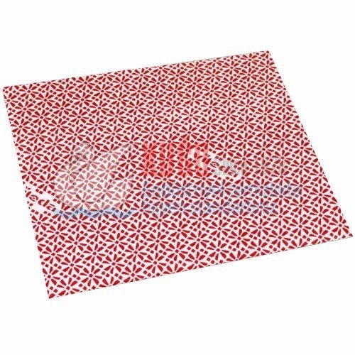 137003 Kırmızı Renk Vileda Profesyonel Wischprofi WiPro  Çok Amaçlı 42x36 Cm Antibakteriyel Temizlik Bezi (25'li Paket)